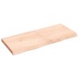 Encimera de baño madera maciza sin tratar 120x50x(2-6) cm de vidaXL, Encimeras - Ref: Foro24-3156046, Precio: 85,75 €, Descue...