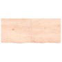 Encimera de baño madera maciza sin tratar 120x50x(2-6) cm de vidaXL, Encimeras - Ref: Foro24-3156046, Precio: 85,75 €, Descue...