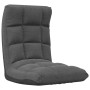 Silla de suelo plegable de tela gris oscuro de vidaXL, Sillas de suelo - Ref: Foro24-336585, Precio: 79,62 €, Descuento: %