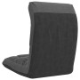 Silla de suelo plegable de tela gris oscuro de vidaXL, Sillas de suelo - Ref: Foro24-336585, Precio: 79,62 €, Descuento: %