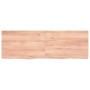 Encimera baño madera maciza tratada marrón claro 120x40x(2-4)cm de vidaXL, Encimeras - Ref: Foro24-3156139, Precio: 71,24 €, ...