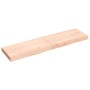 Encimera de baño madera maciza sin tratar 120x30x(2-6) cm de vidaXL, Encimeras - Ref: Foro24-3156042, Precio: 61,65 €, Descue...