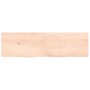 Encimera de baño madera maciza sin tratar 140x40x(2-4) cm de vidaXL, Encimeras - Ref: Foro24-3156051, Precio: 68,99 €, Descue...