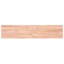 Encimera baño madera maciza tratada marrón claro 180x40x(2-4)cm de vidaXL, Encimeras - Ref: Foro24-3156163, Precio: 98,99 €, ...