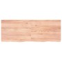 Encimera baño madera maciza tratada marrón claro 160x60x(2-6)cm de vidaXL, Encimeras - Ref: Foro24-3156160, Precio: 145,87 €,...