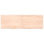 Unbehandelte Badezimmerarbeitsplatte aus Massivholz, 120 x 40 x (2–6) cm von vidaXL, Arbeitsplatten - Ref: Foro24-3156044, Pr...