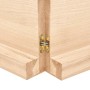 Unbehandelte Badezimmerarbeitsplatte aus Massivholz, 120 x 40 x (2–6) cm von vidaXL, Arbeitsplatten - Ref: Foro24-3156044, Pr...