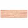 Encimera baño madera maciza tratada marrón claro 160x50x(2-6)cm de vidaXL, Encimeras - Ref: Foro24-3156158, Precio: 126,20 €,...