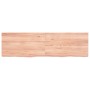 Encimera baño madera maciza tratada marrón claro 140x40x(2-4)cm de vidaXL, Encimeras - Ref: Foro24-3156147, Precio: 79,91 €, ...