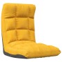 Tumbona de suelo plegable de tela amarillo mostaza de vidaXL, Sillas de suelo - Ref: Foro24-336591, Precio: 86,03 €, Descuent...