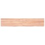 Encimera baño madera maciza tratada marrón claro 160x30x(2-4)cm de vidaXL, Encimeras - Ref: Foro24-3156153, Precio: 72,58 €, ...