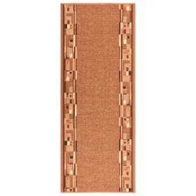 Alfombra de pasillo antideslizante marrón 80x450 cm de vidaXL, Alfombras - Ref: Foro24-336656, Precio: 33,99 €, Descuento: %