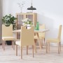 Dining chairs 4 units cream fabric by vidaXL, dining chairs - Ref: Foro24-336772, Price: 169,99 €, Discount: %