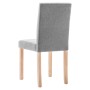 Sillas de comedor 2 unidades tela gris claro de vidaXL, Sillas de comedor - Ref: Foro24-336817, Precio: 135,62 €, Descuento: %