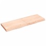 Tablero de mesa madera maciza roble sin tratar 120x40x(2-6) cm de vidaXL, Tableros para mesas - Ref: Foro24-3156309, Precio: ...