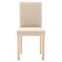 Dining chairs 4 units cream fabric by vidaXL, dining chairs - Ref: Foro24-336822, Price: 234,99 €, Discount: %