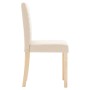 Dining chairs 4 units cream fabric by vidaXL, dining chairs - Ref: Foro24-336822, Price: 234,99 €, Discount: %