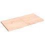 Solid untreated oak wood table top 120x60x(2-4) cm by vidaXL, Table tops - Ref: Foro24-3156312, Price: 82,99 €, Discount: %