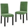 Dining chairs 2 units dark green velvet by vidaXL, dining chairs - Ref: Foro24-336839, Price: 113,43 €, Discount: %