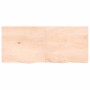 Untreated solid oak wood table top 140x60x(2-4) cm by vidaXL, Table tops - Ref: Foro24-3156318, Price: 95,99 €, Discount: %