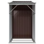 Brown galvanized steel garden shed 277x93x179 cm by vidaXL, Sheds - Ref: Foro24-364520, Price: 288,39 €, Discount: %