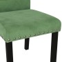 Dining chairs 2 units dark green velvet by vidaXL, dining chairs - Ref: Foro24-336839, Price: 113,43 €, Discount: %