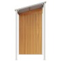 Cobertizo con tejado largo acero marrón claro 277x110,5x181 cm de vidaXL, Cobertizos - Ref: Foro24-364528, Precio: 265,86 €, ...