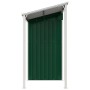 Cobertizo jardín tejado alargado acero verde 277x110,5x181 cm de vidaXL, Cobertizos - Ref: Foro24-364524, Precio: 265,86 €, D...