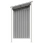 Cobertizo jardín tejado alargado acero gris 277x110,5x181 cm de vidaXL, Cobertizos - Ref: Foro24-364525, Precio: 269,42 €, De...