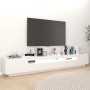 TV-Möbel mit LED-Leuchten Weiß 260x35x40 cm von vidaXL, TV-Möbel - Ref: Foro24-3081915, Preis: 169,01 €, Rabatt: %