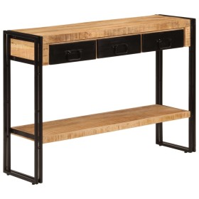 Solid mango wood console table 110x30x76 cm by vidaXL, Side tables - Ref: Foro24-348159, Price: 209,34 €, Discount: %