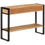 Mesa consola madera maciza de mango 110x30x76 cm de vidaXL, Mesas auxiliares - Ref: Foro24-348159, Precio: 206,76 €, Descuent...