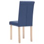 Sillas de comedor de tela azul 2 unidades de vidaXL, Sillas de comedor - Ref: Foro24-336863, Precio: 139,80 €, Descuento: %