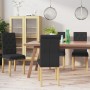 Sillas de comedor 4 unidades tela negra de vidaXL, Sillas de comedor - Ref: Foro24-336866, Precio: 254,99 €, Descuento: %