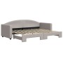 Sofá cama nido tela gris taupe 80x200 cm de vidaXL, Camas y somieres - Ref: Foro24-3197186, Precio: 280,22 €, Descuento: %