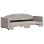 Sofá cama nido tela gris taupe 80x200 cm de vidaXL, Camas y somieres - Ref: Foro24-3197186, Precio: 280,22 €, Descuento: %