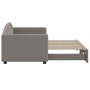 Sofá cama nido tela gris taupe 80x200 cm de vidaXL, Camas y somieres - Ref: Foro24-3197186, Precio: 280,22 €, Descuento: %