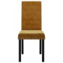 Dining chairs 4 units of brown velvet by vidaXL, dining chairs - Ref: Foro24-336890, Price: 213,99 €, Discount: %