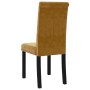 Dining chairs 4 units of brown velvet by vidaXL, dining chairs - Ref: Foro24-336890, Price: 213,99 €, Discount: %