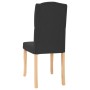 Sillas de comedor 2 unidades de tela negra de vidaXL, Sillas de comedor - Ref: Foro24-336903, Precio: 125,99 €, Descuento: %