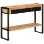 Mesa consola madera maciza de mango 110x30x76 cm de vidaXL, Mesas auxiliares - Ref: Foro24-348159, Precio: 206,76 €, Descuent...