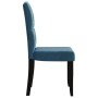 Dining chairs 4 units blue velvet by vidaXL, dining chairs - Ref: Foro24-336910, Price: 285,38 €, Discount: %