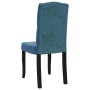 Dining chairs 4 units blue velvet by vidaXL, dining chairs - Ref: Foro24-336910, Price: 285,38 €, Discount: %