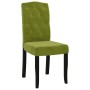 Dining chairs 4 units in light green velvet by vidaXL, dining chairs - Ref: Foro24-336918, Price: 200,99 €, Discount: %