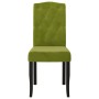 Dining chairs 4 units in light green velvet by vidaXL, dining chairs - Ref: Foro24-336918, Price: 200,99 €, Discount: %