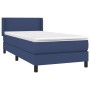 Cama box spring con colchón tela azul 80x200 cm de vidaXL, Camas y somieres - Ref: Foro24-3129511, Precio: 290,47 €, Descuent...