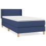 Box spring bed with blue fabric mattress 80x200 cm by vidaXL, Beds and slatted bases - Ref: Foro24-3130071, Price: 309,12 €, ...