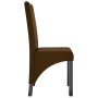 Dining chairs 2 units brown synthetic leather by vidaXL, dining chairs - Ref: Foro24-336954, Price: 124,84 €, Discount: %