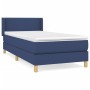 Cama box spring con colchón tela azul 80x200 cm de vidaXL, Camas y somieres - Ref: Foro24-3130151, Precio: 311,03 €, Descuent...