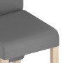 Sillas de comedor 2 unidades cuero sintético gris de vidaXL, Sillas de comedor - Ref: Foro24-336957, Precio: 123,99 €, Descue...